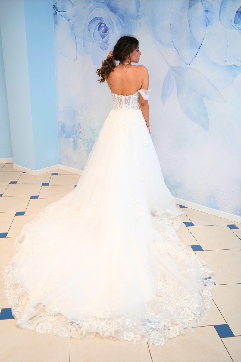 Abito da sposa Arabella, collezione Principessa, Atelier Capolavori — dettaglio 3