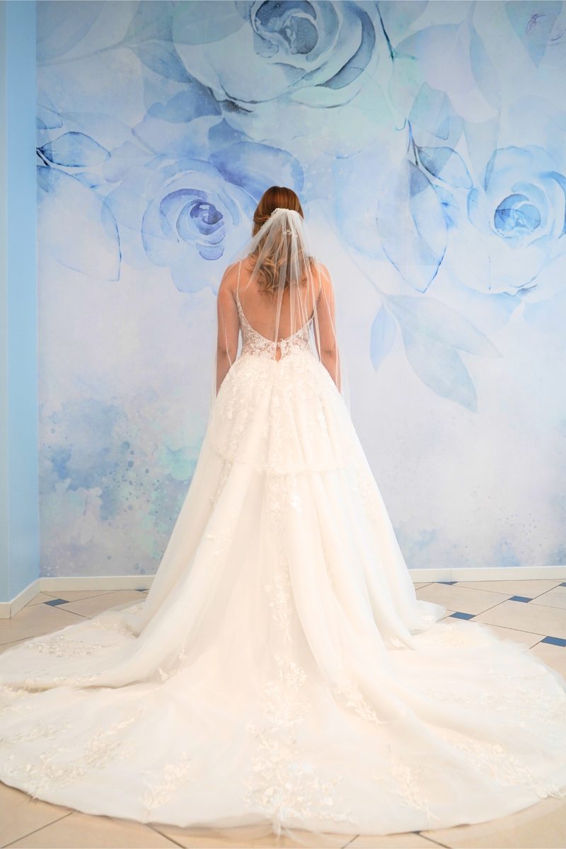 Abito da sposa Selene, collezione Principessa, Atelier Capolavori — dettaglio 3