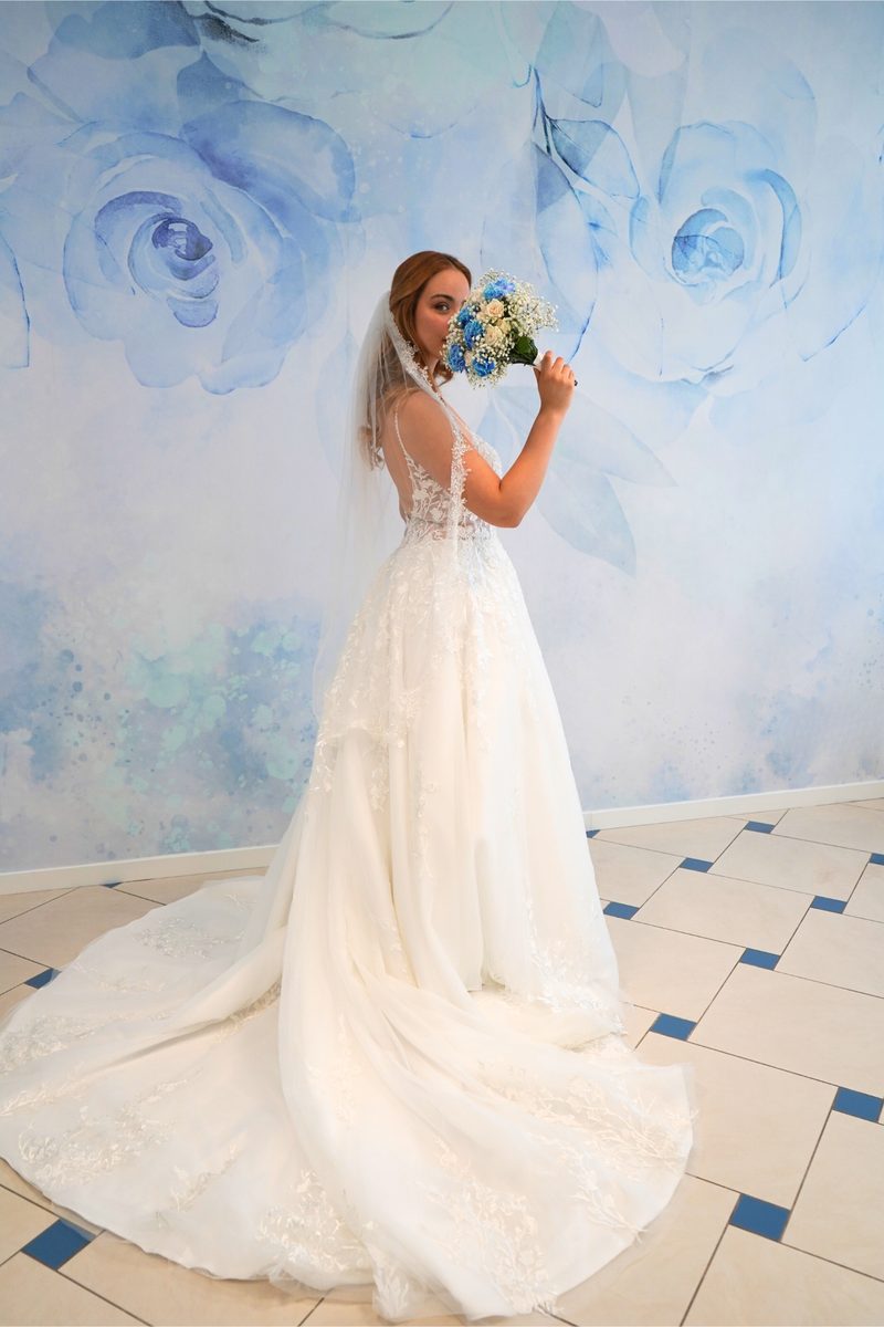 Abito da sposa Selene, collezione Principessa, Atelier Capolavori — dettaglio 4